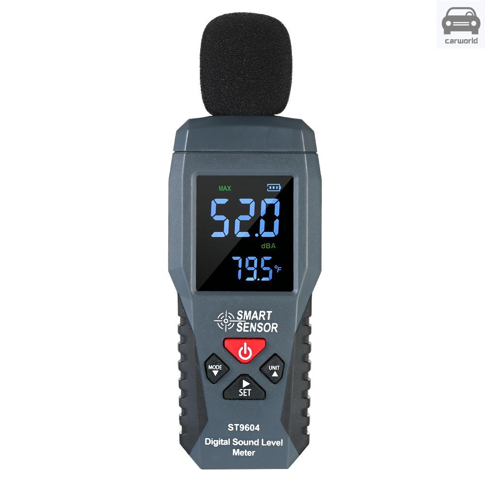 SMART SENSOR噪音計數字式噪音計噪音測試儀分貝儀ST9604 黑色不帶電池發貨