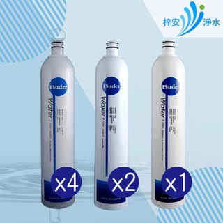 【Buder 普德】DC快拆式過濾器專用濾心 一年份濾心7支組 RO1101*4 RO1201*2 RO1301*1