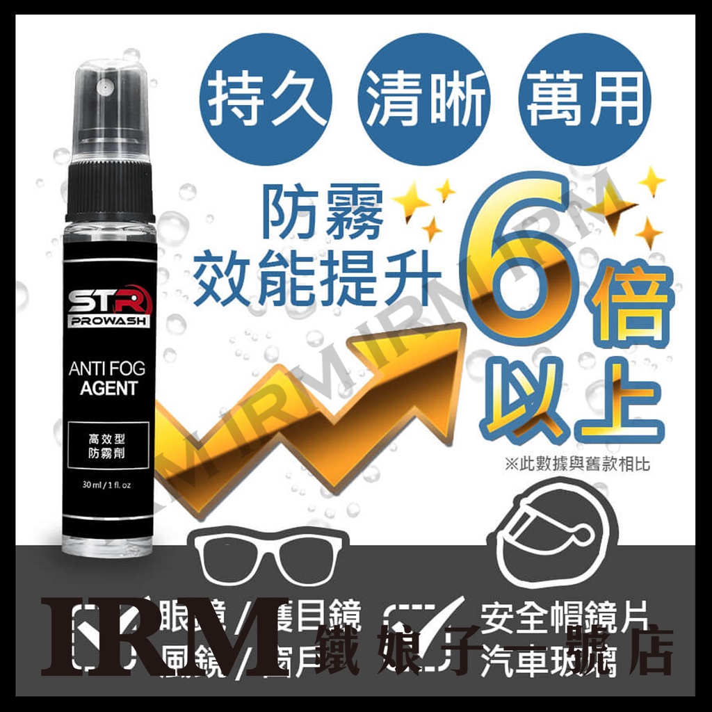 【鐵娘子一號店】STR-PROWASH 6倍高效型防霧劑 抗油汙 安全帽 鏡片 防霧 清潔劑