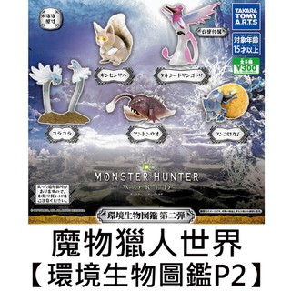 魔物獵人世界 環境生物圖鑑 P2 扭蛋 轉蛋 模型 TAKARA TOMY