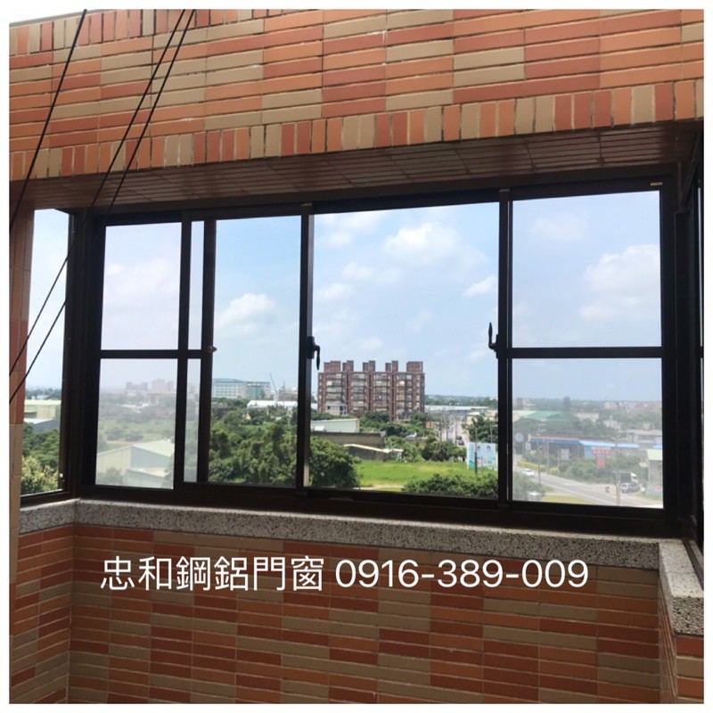 氣密窗 隔音窗 陽台窗 防盜窗 紗窗 免拆框乾式施工法 各種鋼鋁門窗歡迎詢問 蝦皮購物