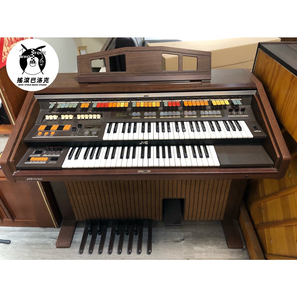 日本製 古董級電鋼琴 JVC VICTRON 勝利牌 雙層電子琴 Electronic Organ