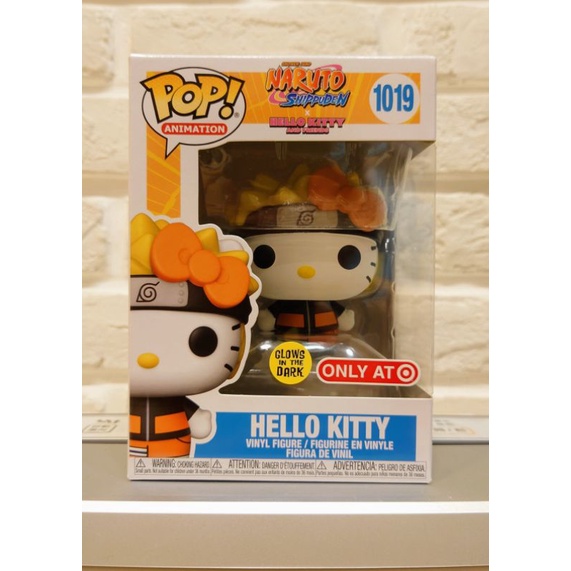 Funko pop Hello Kitty x Naruto Target限定 夜光 三麗鷗 火影 鳴人