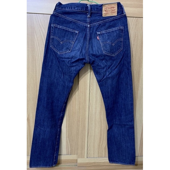 二手 Levi's 經典 501 排扣 直筒褲 牛仔褲 W30 L34