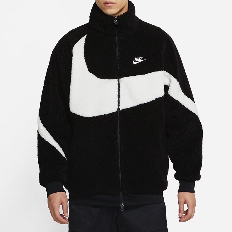 【 諾菲克 】Nike Swoosh 大勾 搖粒絨 毛毛外套 保暖 黑色 粉色 BQ6546-011/640