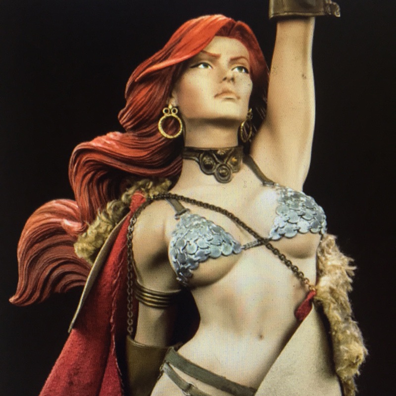 現貨 Sideshow  兩個大太陽 女王神劍 Red Sonja 桑妮亞 1:4 pf 雕像