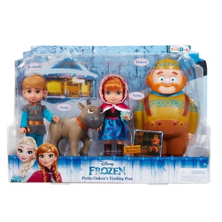 冰雪奇緣小小人偶組 迪士尼 Disney Frozen 艾莎 安娜 阿克 馴鹿小斯 艾倫戴爾王 兒童玩具 禮物 代理版