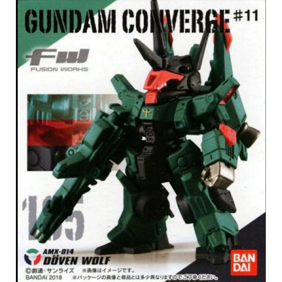 日版全新 Gundam FW Converge #11 185 杜賓狼 AMX-014 Wolf