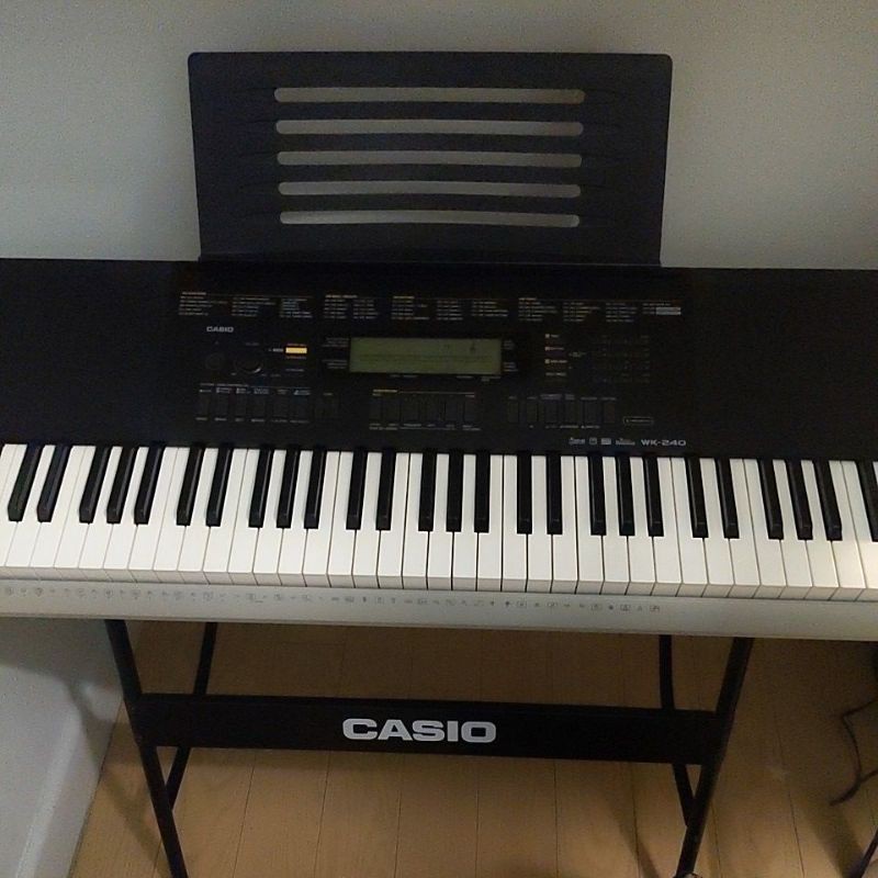 CASIO(WK-240)二手電子琴(76鍵)