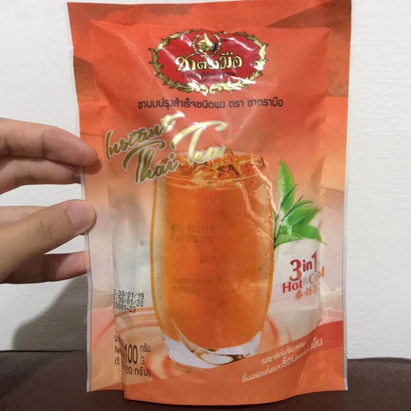 泰國帶回/泰國Cha Tra Mue手標牌泰式奶茶3合1沖泡包-原味奶茶（5包/袋）