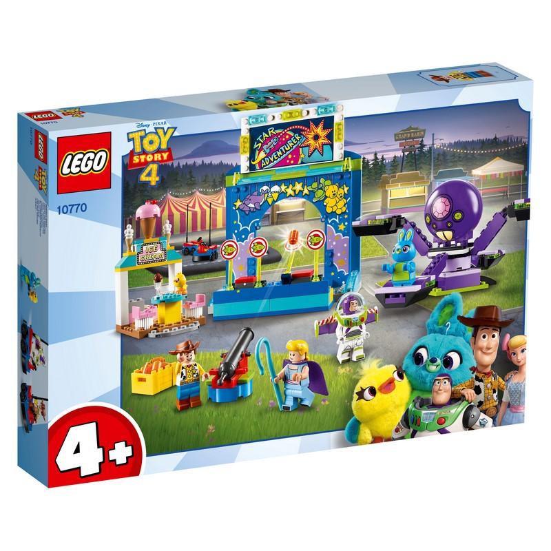 華泰玩具 巴斯光年&amp;胡迪嘉年華狂歡 LEGO10770 樂高 積木 Toy Story 4 玩具總動員(L10770)