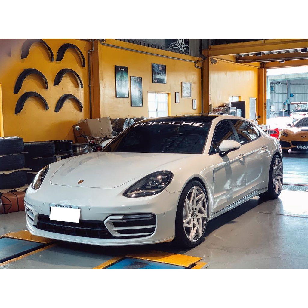 ✦昆億鋁圈✦美式鋁圈✦保時捷Porsche Panamera 搭配22吋訂製鋁圈 美國FORGIATO三片式客製鍛造