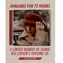 聊聊勿下單 代購Taylor Swift Red 親筆簽名專輯