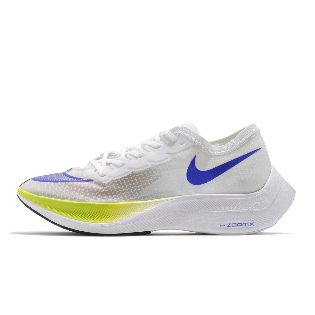 Nike ZoomX VaporFly Next% 白 藍 競速跑鞋 碳纖維板 男鞋 【ACS】 AO4568-103