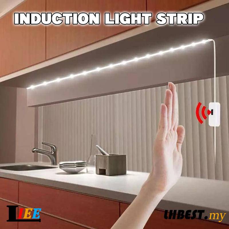 感應燈條手掃燈開關燈 USB 防水 Led 燈條櫃下燈 Luces Led 衣櫃燈