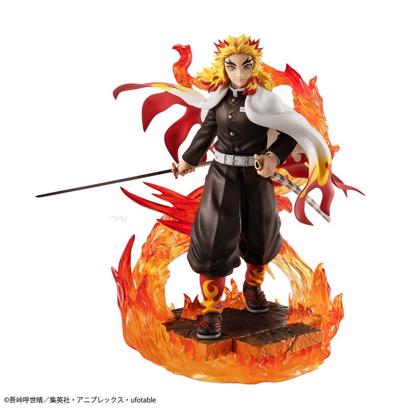 MH限定 煉獄杏壽郎 GEM 鬼滅之刃 炎柱 煉獄大哥 PVC 公仔 無限列車 炎之呼吸 宇髓天元 鬼滅 大哥沒有輸