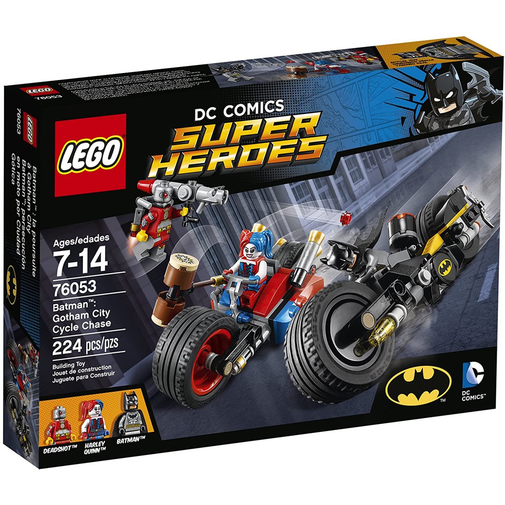 【全新未組】LEGO 樂高 盒組 76053 Super Heroes 超級英雄 蝙蝠俠 高譚市摩托車追逐戰