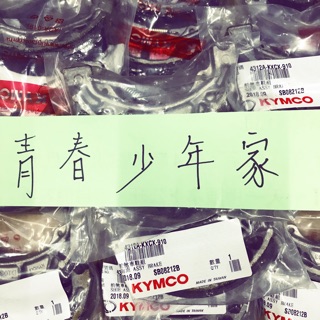 【少年家】光陽原廠得意 100 豪邁 迪爵 賓士 俏麗 JR V2前輪 通用 煞車皮 4312A-KXCX-鼓煞