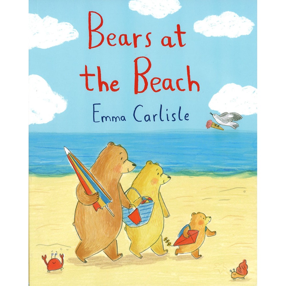 BEARS AT THE BEACH｜故事繪本英文故事書外文書童書原文書夏天【麥克兒童外文書店】