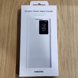 SAMSUNG Galaxy S22 Ultra LED 皮革翻頁式皮套 白色 台灣原廠公司貨 全新未拆封