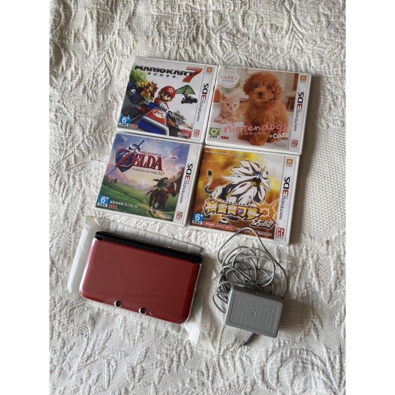 3DS XL 主機+遊戲片+充電器