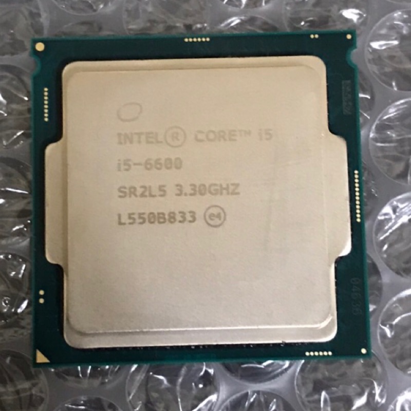 二手品 Intel Core I5-6600 cpu 3.30GHz 1151腳位 四核 模擬器 天堂m 均合適