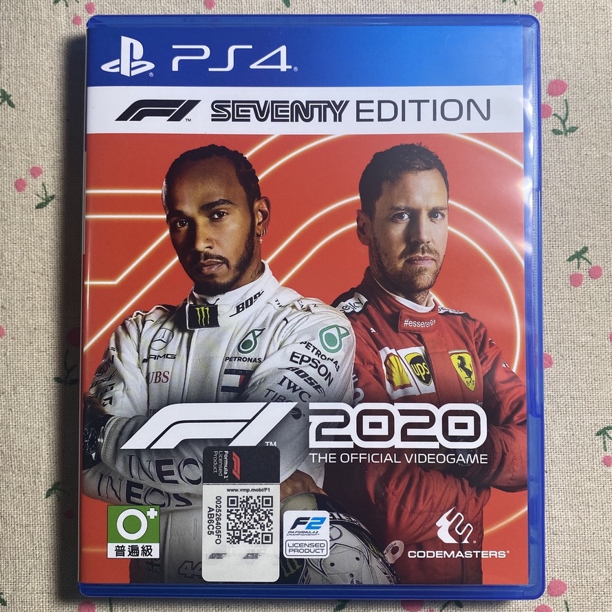 【阿杰收藏】F1 2020 中文版【PS4二手】一級方程式賽車 PS4 中古 遊戲