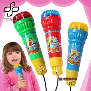 💕媽咪寶貝 兒童玩具💕兒童玩具麥克風 寶寶擴音話筒 卡拉OK 無需用電幼兒回音話筒