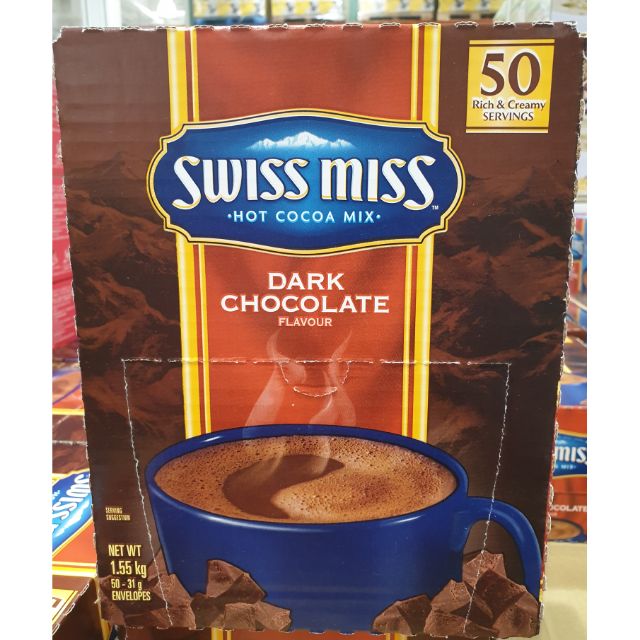 🍀好市多代購🍀SWISS MISS 香醇可可粉（黑巧克力口味）DARK CHOCOLATE