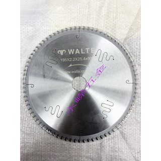 (含稅價)緯軒 WALTE 195*80T 最高級 雷射消音 木工鋸片 3501NT,GC1950,3501N 用