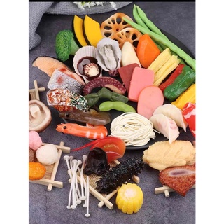 仿真 烤鴨 烤雞 燒雞 魚 龍蝦 螃蟹 海鮮食物 包子饅頭食物模型裝擺設飾品道具