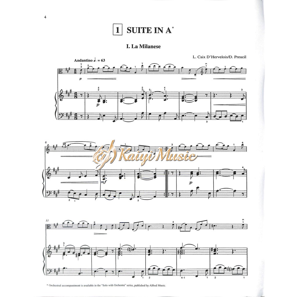Kaiyi Music 鈴木中提琴第7冊鋼琴伴奏 國際版 Suzuki Viola Piano Acc Vol 7 露天拍賣