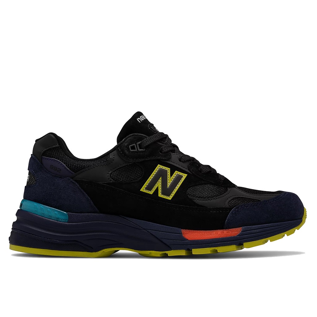 NEW BALANCE 992 M992【M992LT】BLACK PURPLE 美國製 黑藍紫橘黃【A-KAY0】