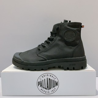 PALLADIUM PAMPA RCYCL LT+WP+Z 男女款 黑色 再生科技 拉鍊 防水 雨靴 77037-001