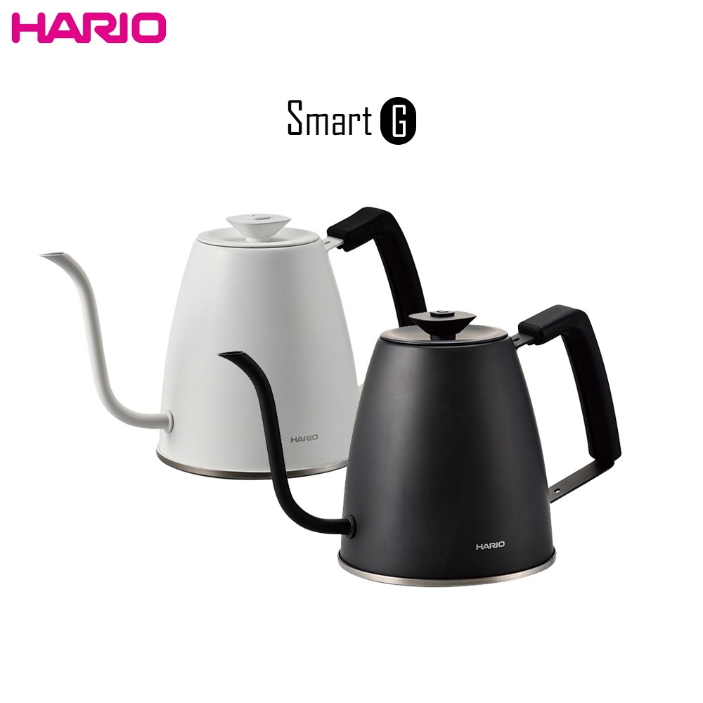 HARIO SMART G 不鏽鋼可測溫手沖壺 細口壺 1400mL 公司貨 雙色可選