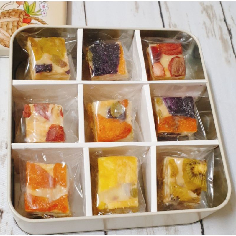 限量雪花餅禮盒 九宮格 果乾雪花餅 蝦皮購物