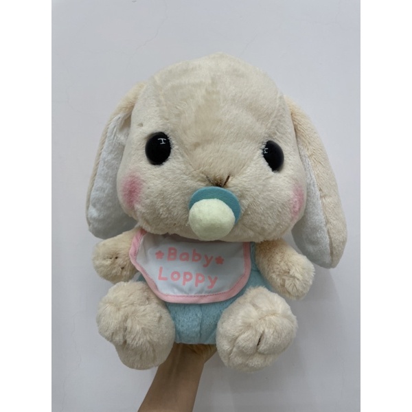 日本正版夾娃娃機限定景品  垂耳兔amuse baby loppy 奶嘴兔