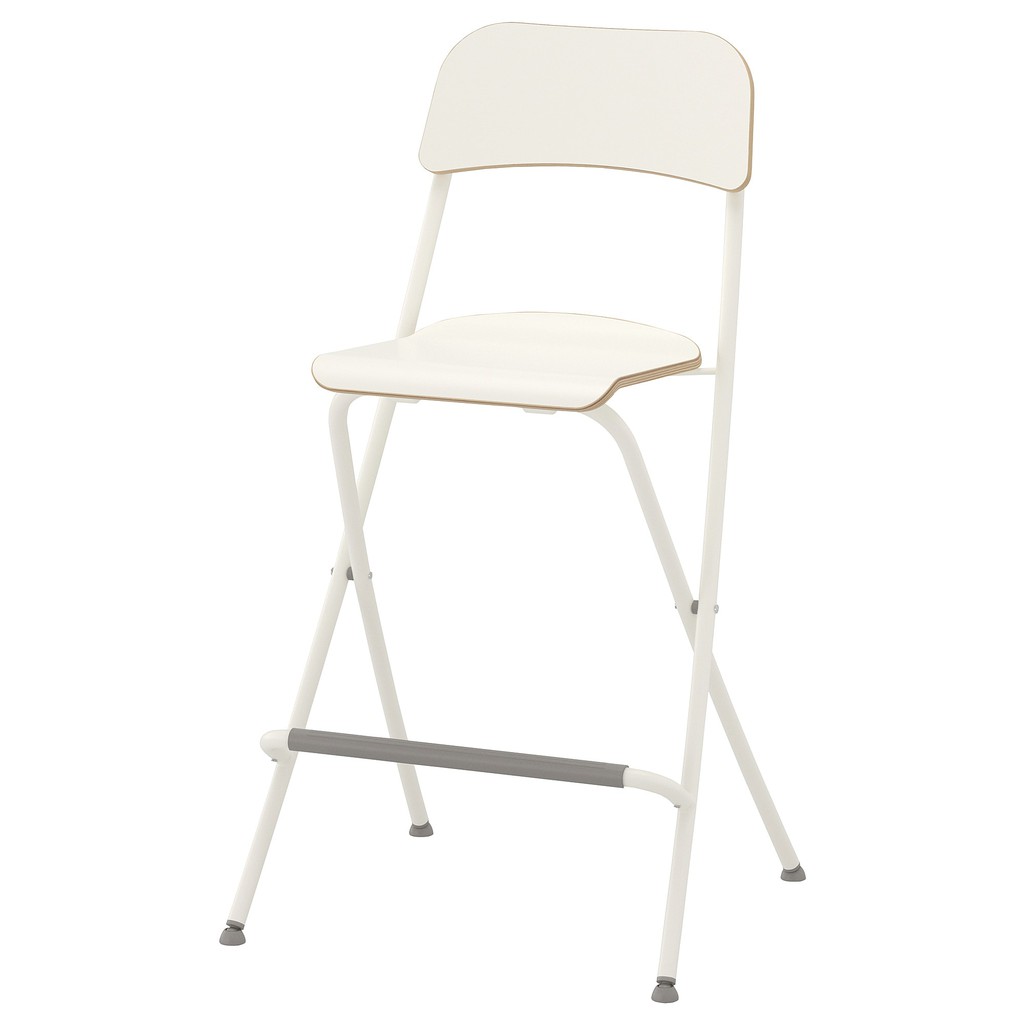 IKEA FRANKLIN 白色折疊吧台椅 63公分高