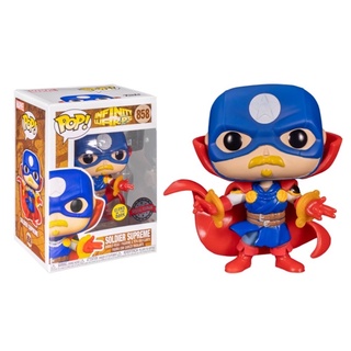 （卡司旗艦）FUNKO POP 858 漫威 無限扭曲 奇異隊長 夜光版 MARVEL SOLDIER SUPREME