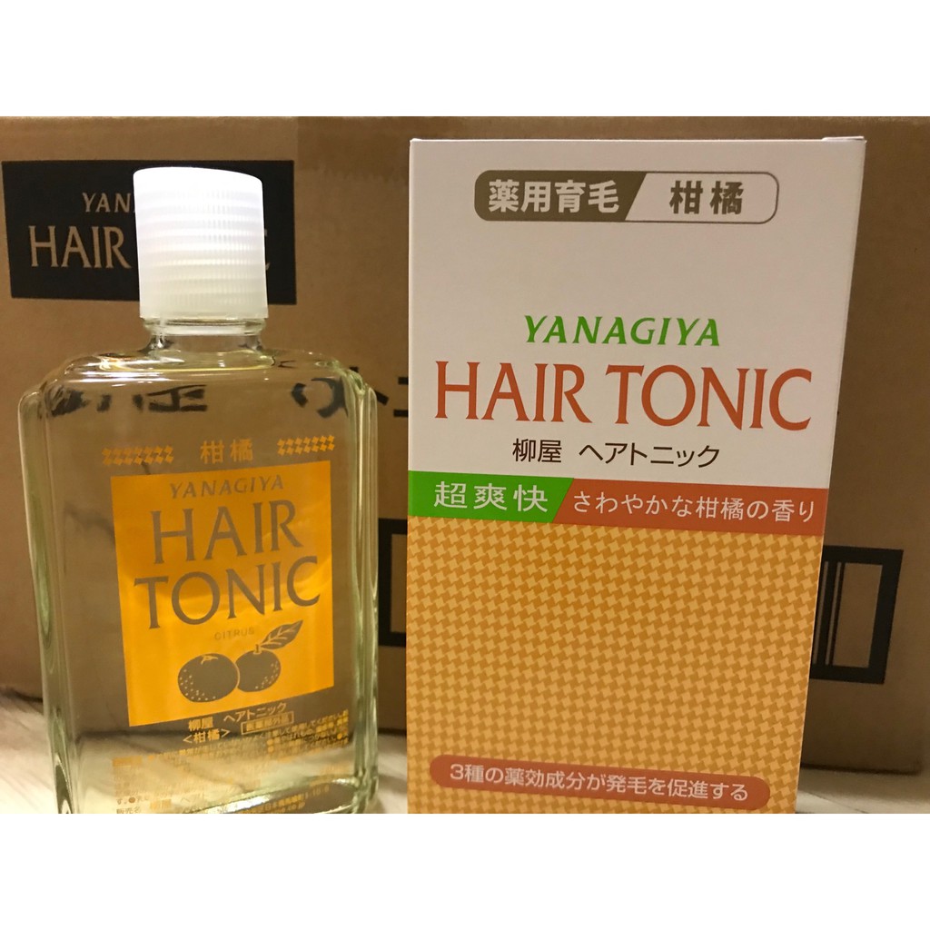 現貨~特價中~日本柳屋YANAGIYA Hair Tonic髮根營養液  240ml ~~ 全新進口柑橘香味!!