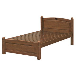 【南洋風休閒傢俱】床架系列-安琪3.5尺柚木色實木單人床檯架 JX365-1