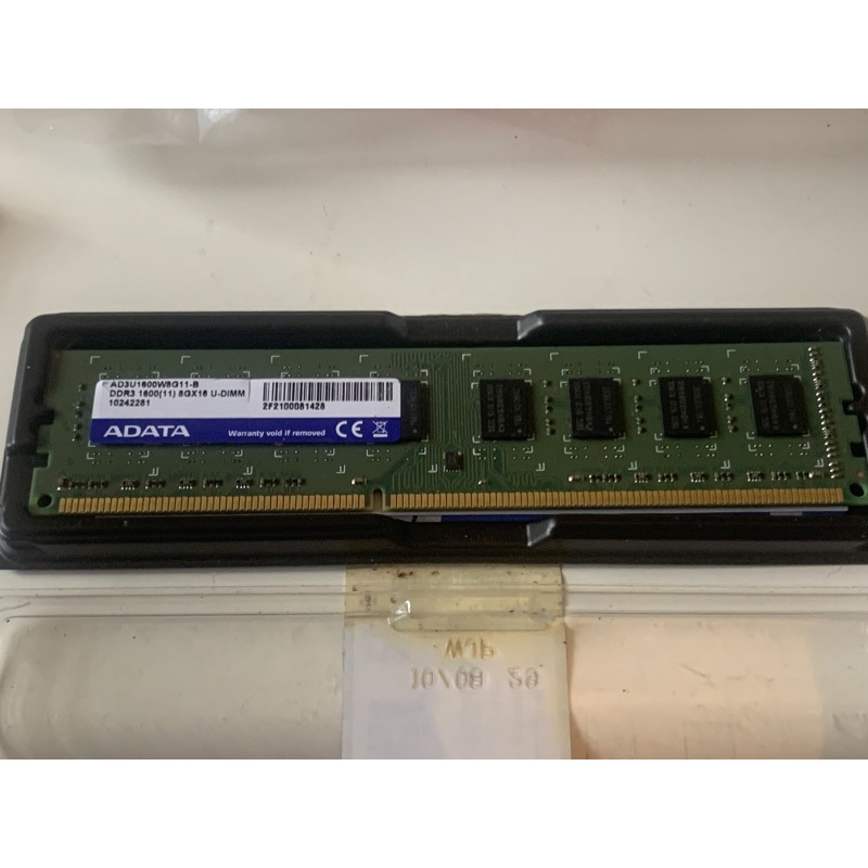ADATA 威剛DDR3 1600 8G 雙面 桌上型記憶體 RAM 8GB AD3U1600W8G11-B
