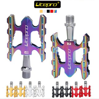 Litepro 踏板折疊自行車踏板,公路自行車自行車 MTB 412 451 DAHON SP8 用於 FNHON 吹鋁