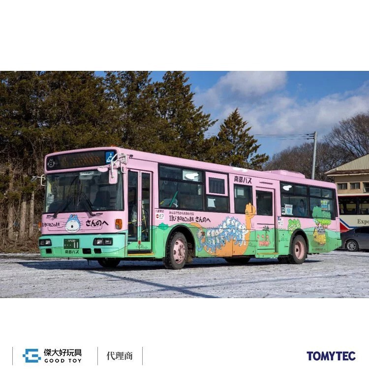 TOMYTEC 317203 巴士系列 11隻貓彩繪巴士 新1號車