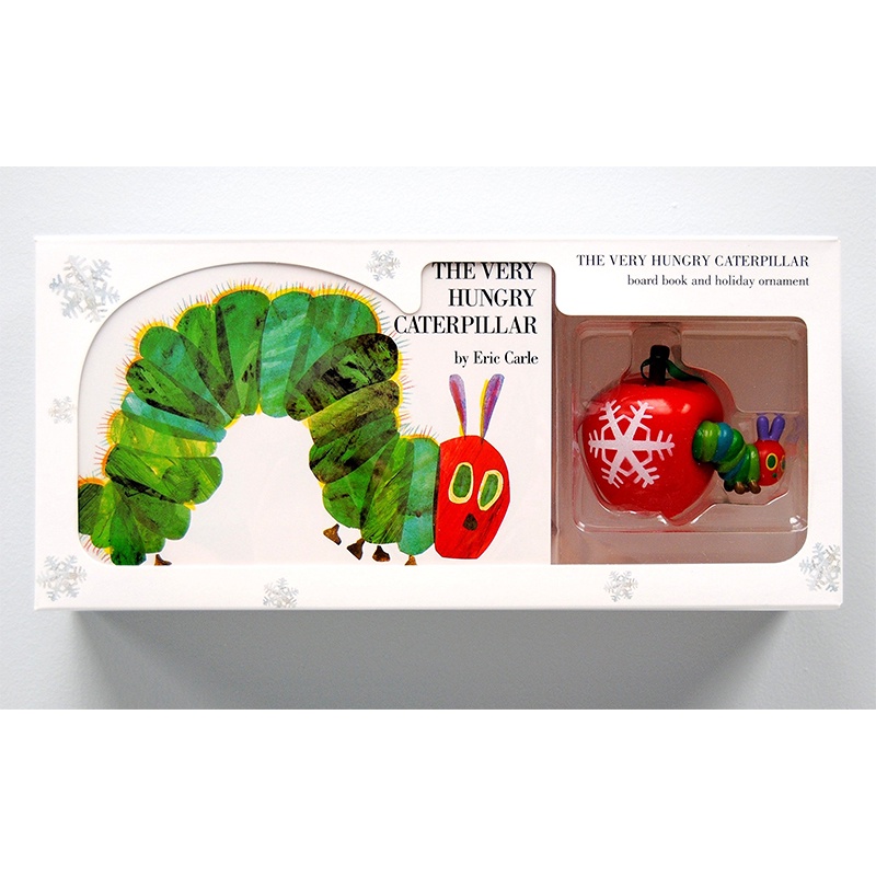 The Very Hungry Caterpillar：Board Book and Ornament Package 好餓的毛毛蟲厚紙板書+飾品組