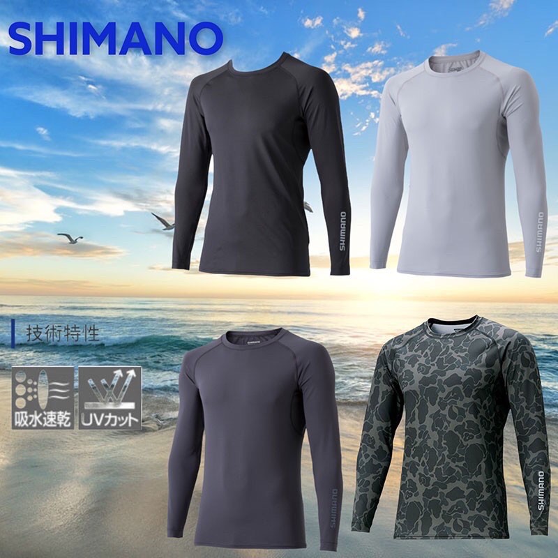 【舞磯釣具】 SHIMANO IN-061Q 防曬吸水速乾T恤 排汗衣 內搭衣服 冷感材質、吸水速乾、抗UV