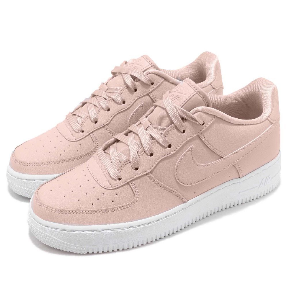 SIX@NIKE AIR FORCE 1 SS (GS) 裸粉皮革復古休閒厚底女鞋AV3216-600 | 蝦皮購物