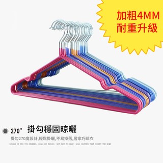 【羊小咩】 現貨 不鏽鋼 覆膜 耐重 衣架 曬衣架
