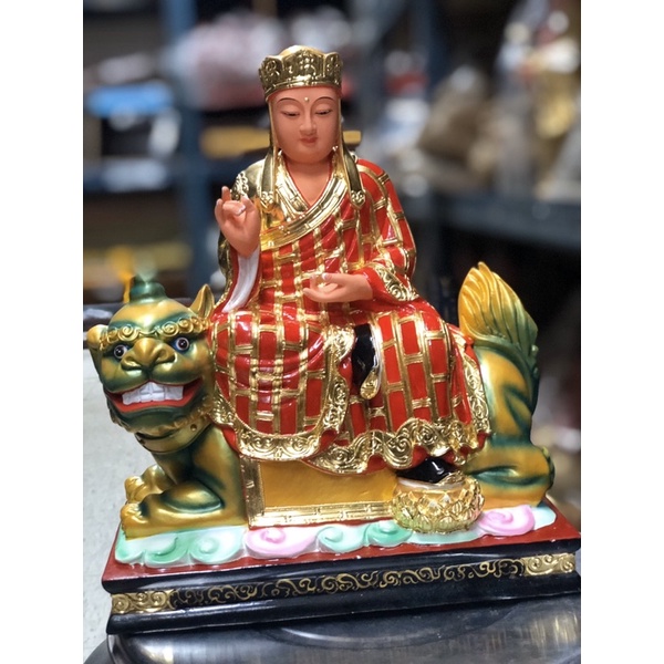 「華誠」8吋8 地藏王菩薩 地藏王 樟木雕刻神像 金身 全新 神像