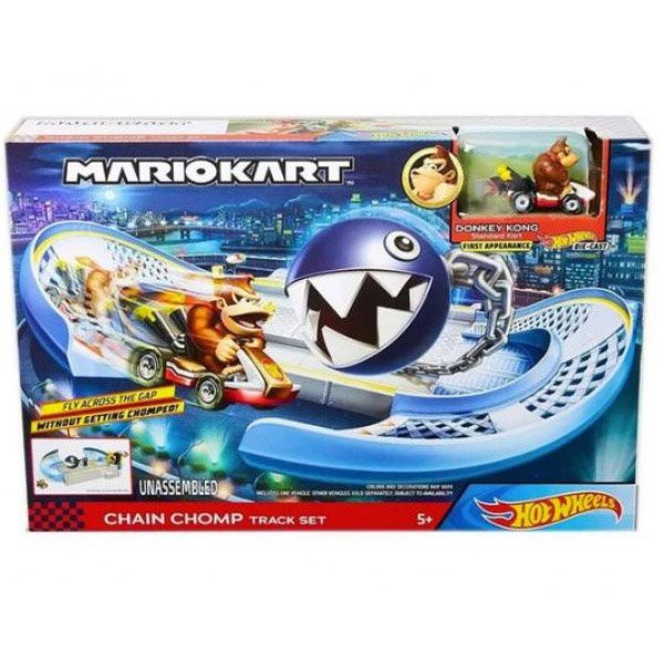 全家樂玩具  風火輪Mario Kart 瑪利歐系列軌道組-鐵球汪汪